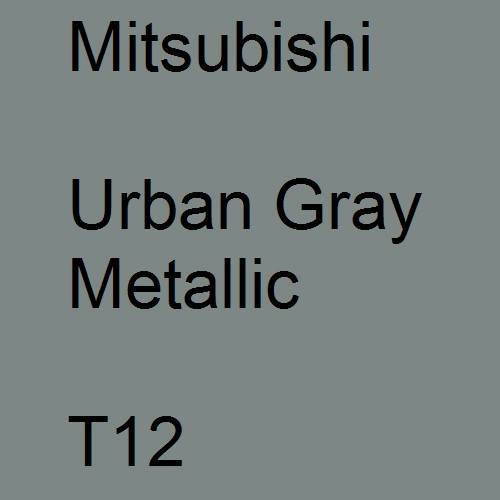 Mitsubishi, Urban Gray Metallic, T12.